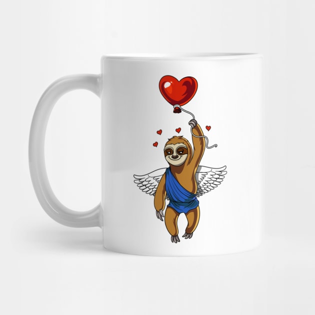 Sloth Love Heart Balloon by underheaven